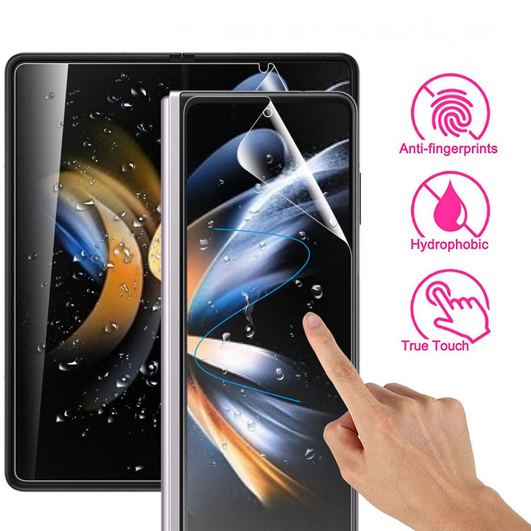 محافظ صفحه نمایش مات بوف مدل Hydrogel-Matte مناسب برای گوشی موبایل سامسونگ Galaxy Z Fold 4 به همراه محافظ پشت گوشی