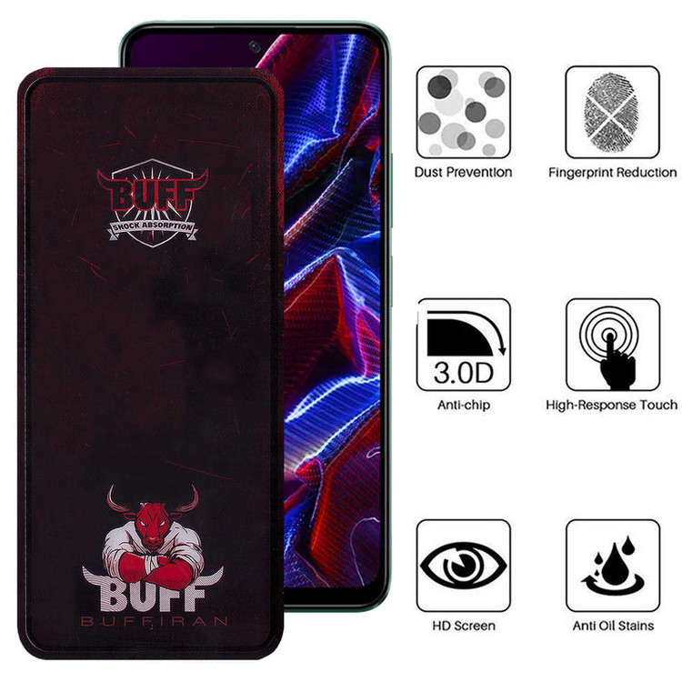 محافظ صفحه نمایش بوف مدل Muscle-Bull-G مناسب برای گوشی موبایل شیائومی Poco X5 / Redmi Note 12 5G/4G / Note 12 (China) 5G