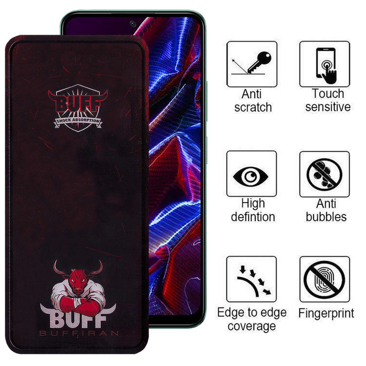 محافظ صفحه نمایش بوف مدل Muscle-Bull-G مناسب برای گوشی موبایل شیائومی Poco X5 / Redmi Note 12 5G/4G / Note 12 (China) 5G