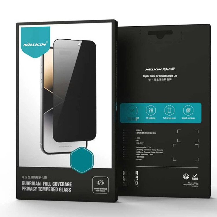 محافظ صفحه نمایش حریم شخصی نیلکین مدل Guardian Full privacy مناسب برای گوشی موبایل سامسونگ Galaxy S25 Ultra