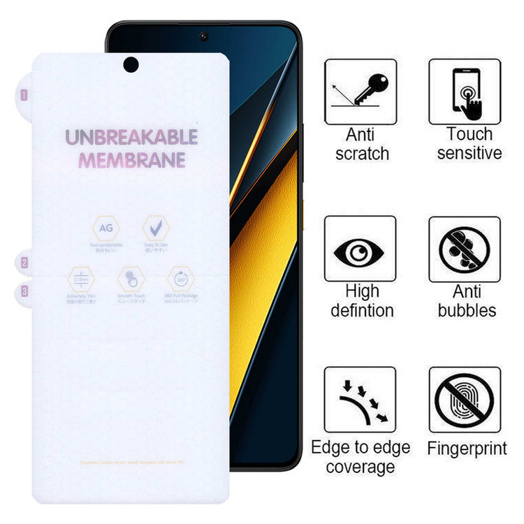 محافظ صفحه نمایش مات بوف مدل Hydrogel-Matte-G مناسب برای گوشی موبایل شیائومی Poco X6 Pro / X6 / M6 Pro 4G