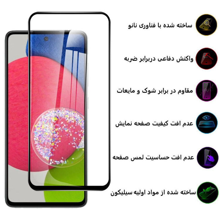 محافظ صفحه نمایش سرامیکی بوف مدل CF9 مناسب برای گوشی موبایل سامسونگ Galaxy A52s /A51 5G