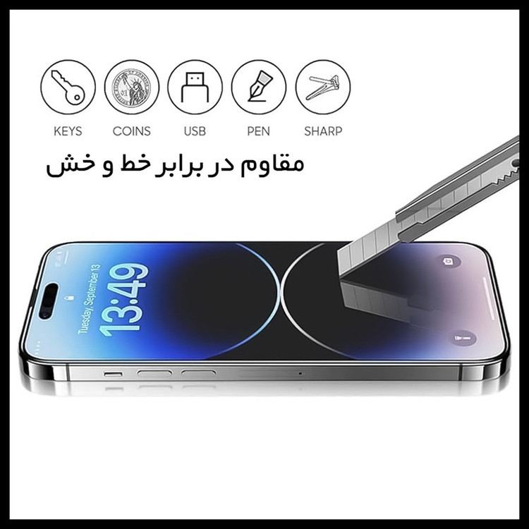 محافظ صفحه نمایش کینگ کونگ مدل SUPER GLASS 10D مناسب برای گوشی موبایل اپل iPhone 13