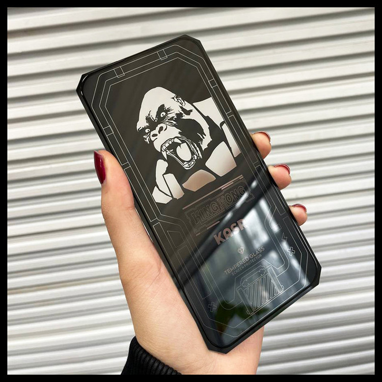 محافظ صفحه نمایش کینگ کونگ مدل SUPER GLASS 10D مناسب برای گوشی موبایل اپل iPhone 13