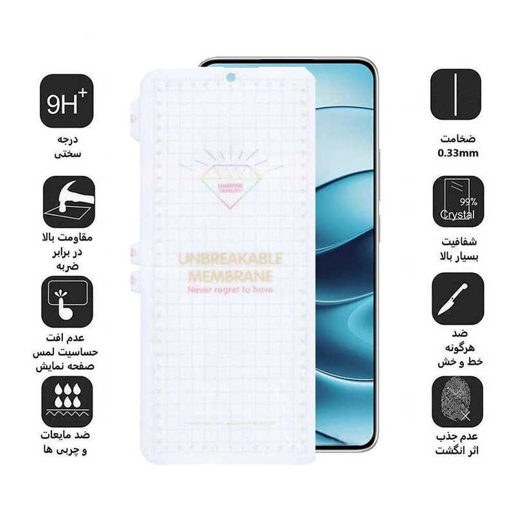 محافظ صفحه نمایش بوف مدل Hydrogel-G مناسب برای گوشی موبایل شیائومی Redmi Note 14 / Note 14 Pro / Note 14 Pro plus / Mi 12 Pro