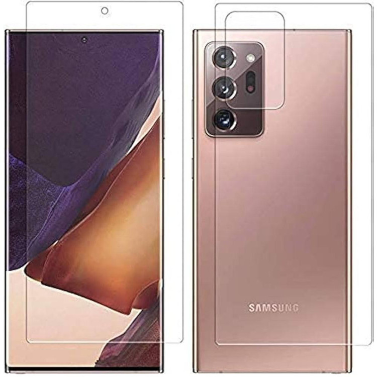 محافظ صفحه نمایش مات بوف مدل Hgm15 مناسب برای گوشی موبایل سامسونگ Galaxy Note 20 Ultra به همراه پشت گوشی