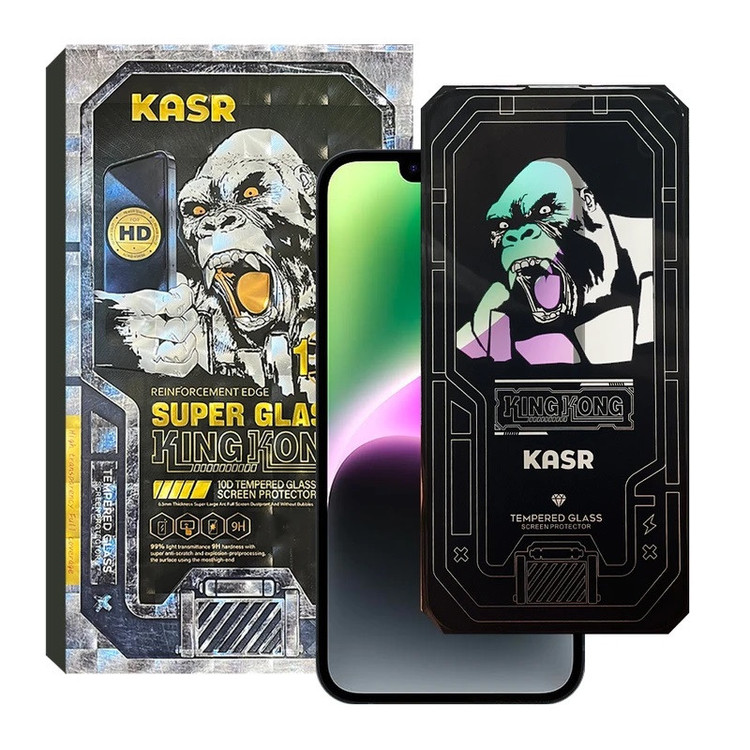 محافظ صفحه نمایش کسر مدل SUPER 10D مناسب برای گوشی موبایل اپل iPhone 14
