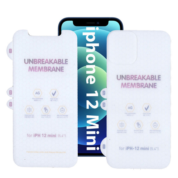 محافظ صفحه نمایش و پشت گوشی مات بوف مدل HgM15 مناسب برای گوشی موبایل اپل iphone 12 Mini