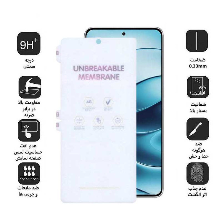 محافظ صفحه نمایش مات بوف مدل Hydrogel-Matte-G مناسب برای گوشی موبایل شیائومی Redmi Note 14 / Note 14 Pro / Note 14 Pro plus / Mi 12 Pro
