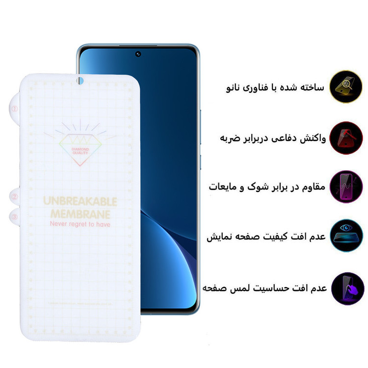 محافظ صفحه نمایش بوف مدل Hydrogel-G مناسب برای گوشی موبایل شیائومی 12 Pro / Mi 12 Pro / Mi 12S Pro / Mi 12S Ultra