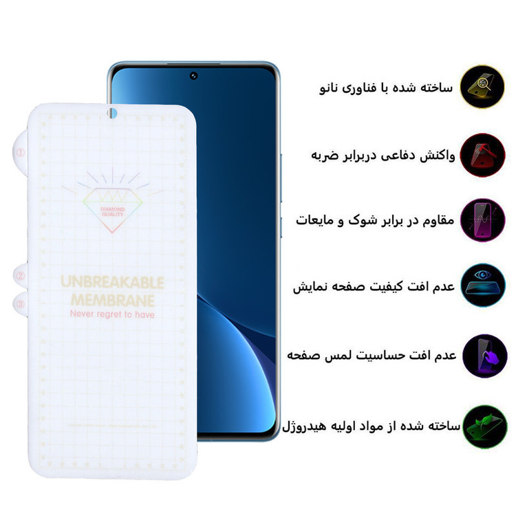 محافظ صفحه نمایش بوف مدل Hydrogel-G مناسب برای گوشی موبایل شیائومی 12 Pro / Mi 12 Pro / Mi 12S Pro / Mi 12S Ultra