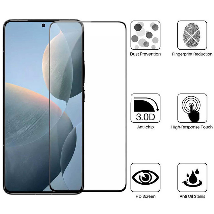 محافظ صفحه نمایش بوف مدل 5D-G مناسب برای گوشی موبایل شیائومی Redmi K70 / K70 Pro / K70E
