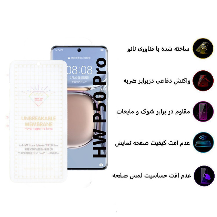 محافظ صفحه نمایش بوف مدل Hg15 مناسب برای گوشی موبایل هوآوی P50 Pro