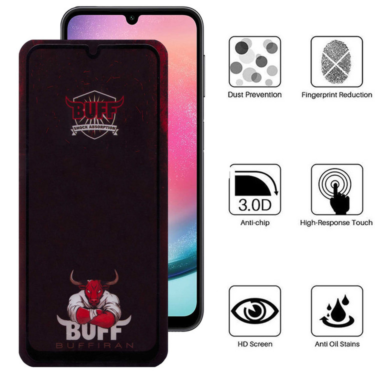 محافظ صفحه نمایش بوف مدل Muscle-Bull-G مناسب برای گوشی موبایل سامسونگ Galaxy A24 4G