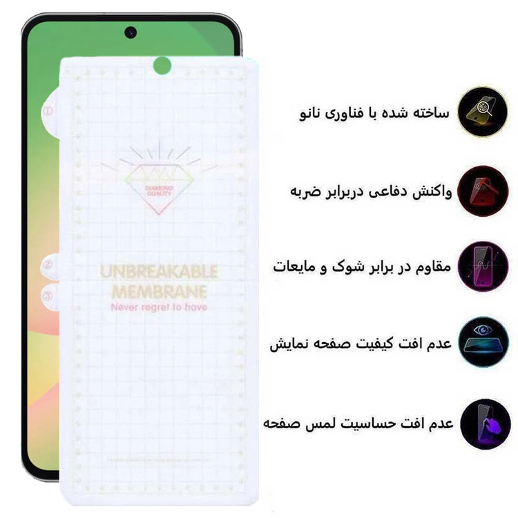 محافظ صفحه نمایش بوف مدل Hydrogel-G مناسب برای گوشی موبایل سامسونگ Galaxy A56/A36/S24 FE