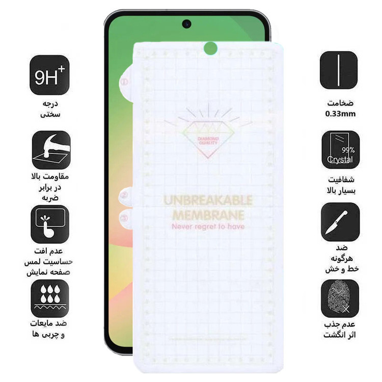 محافظ صفحه نمایش بوف مدل Hydrogel-G مناسب برای گوشی موبایل سامسونگ Galaxy A56/A36/S24 FE