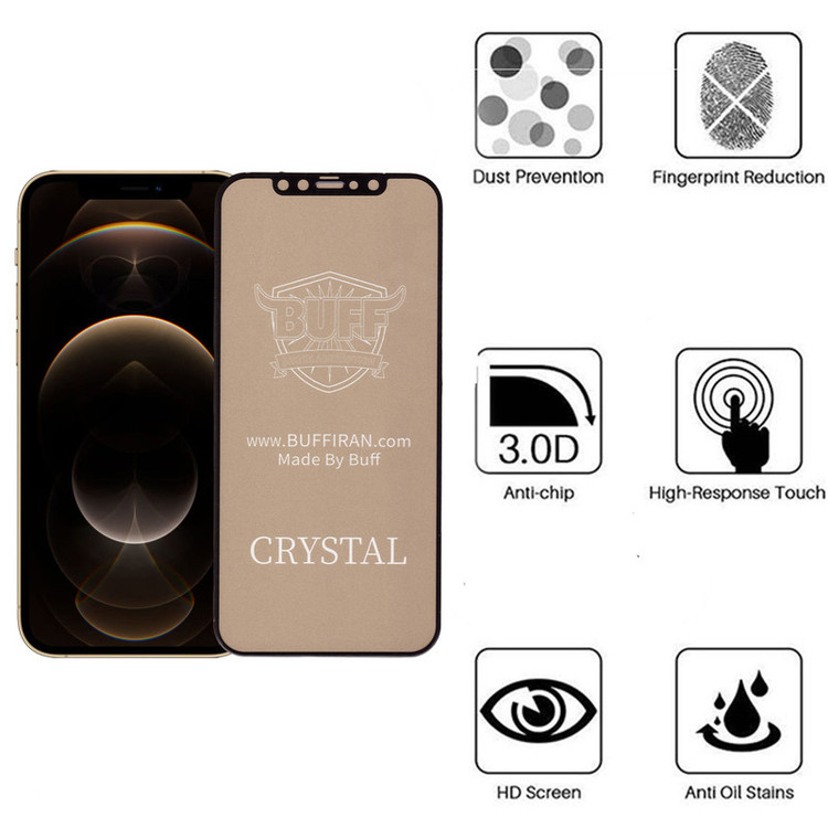 محافظ صفحه نمایش 5D بوف مدل Cry مناسب برای گوشی موبایل اپل IPhone 12