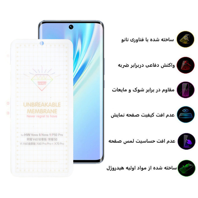 محافظ صفحه نمایش بوف مدل Hg15 مناسب برای گوشی موبایل آنر 50 / V40 Lite/ Nova 8 / Nova 9 / P50 Pro