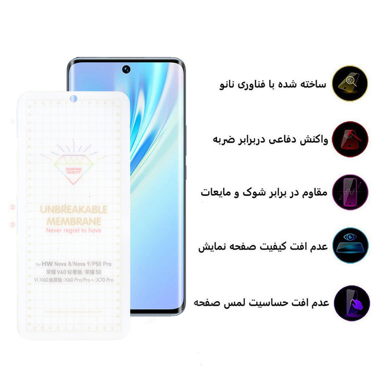 محافظ صفحه نمایش بوف مدل Hg15 مناسب برای گوشی موبایل آنر 50 / V40 Lite/ Nova 8 / Nova 9 / P50 Pro