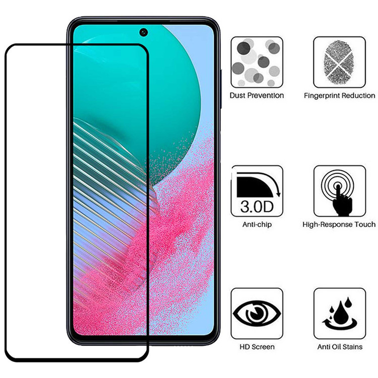 محافظ صفحه نمایش بوف مدل 5D-G مناسب برای گوشی موبایل سامسونگ Galaxy M54/F54/M53/A73 5G/S10 Lite/Note10 Lite