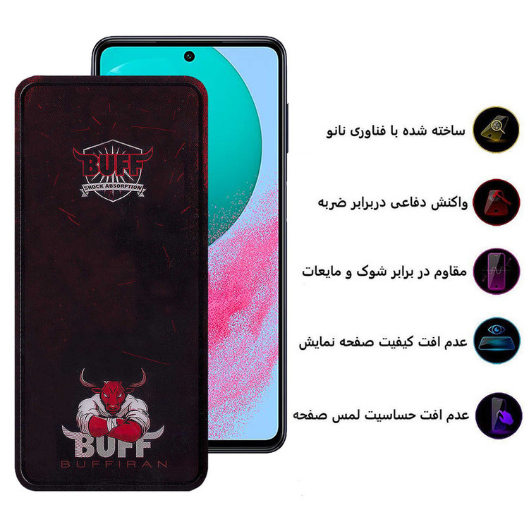 محافظ صفحه نمایش بوف مدل Muscle-Bull-G مناسب برای گوشی موبایل سامسونگ Galaxy M54 / F54 / A91