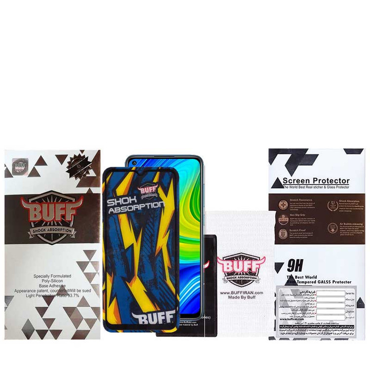 محافظ صفحه نمایش بوف مدل Shock-Shock-G مناسب برای گوشی موبایل شیائومی Redmi Note 9 4G / Note 8 Pro / 9 Prime 4G / 9 / 9 india