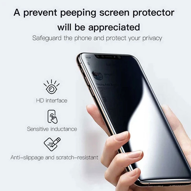 محافظ صفحه نمایش حریم شخصی بوف مدل Fighter Pri Pro مناسب برای گوشی موبایل اپل iPhone 17 Pro/ 17/ 16 Pro