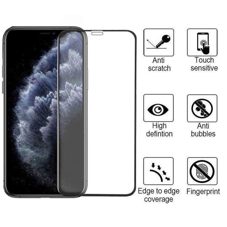 محافظ صفحه نمایش 5D مات بوف مدل 5D-Matte-G مناسب برای گوشی موبایل اپل iPhone 11 Pro /XS/X
