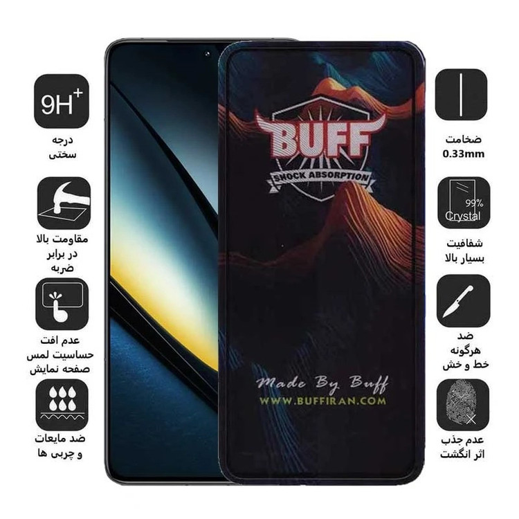 محافظ صفحه نمایش بوف مدل Mountain-Guarantee مناسب برای گوشی موبایل شیائومی Poco F7 / K80 Ultra