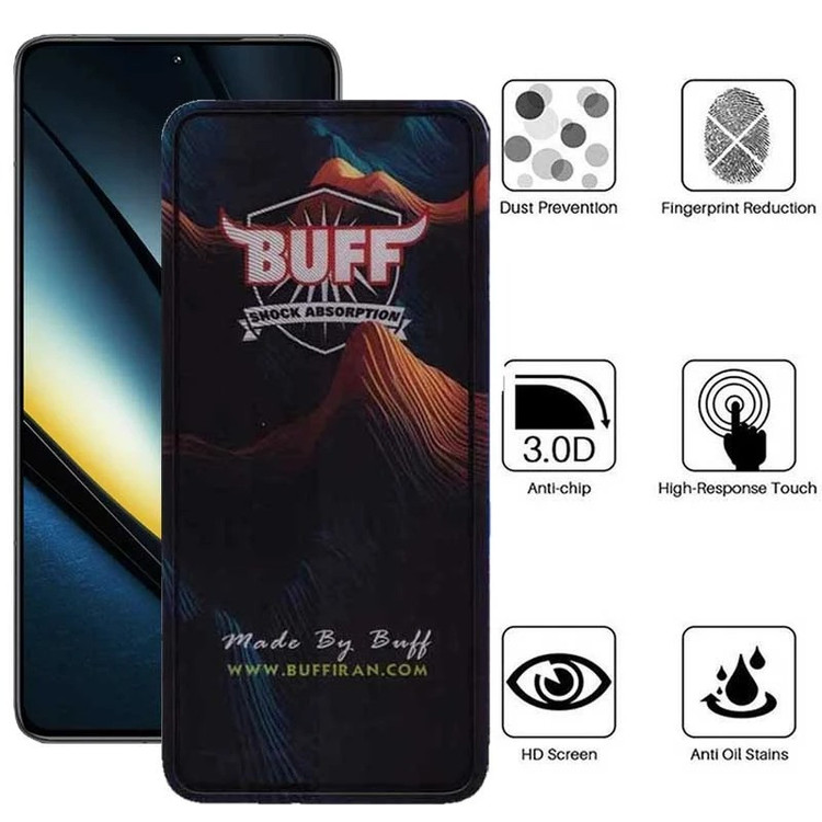 محافظ صفحه نمایش بوف مدل Mountain-Guarantee مناسب برای گوشی موبایل شیائومی Poco F7 / K80 Ultra