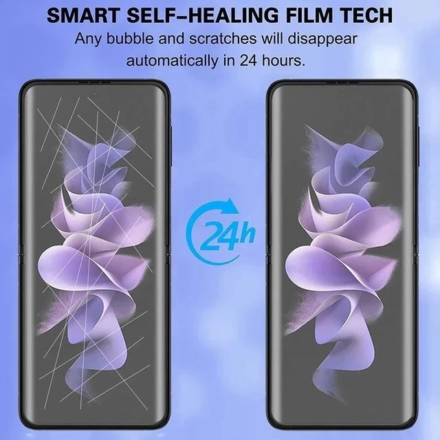 محافظ صفحه نمایش مات بوف مدل Hydrogel-Matte مناسب برای گوشی موبایل سامسونگ Galaxy Z Flip 7 FE / Z Flip 6 به همراه محافظ پشت گوشی