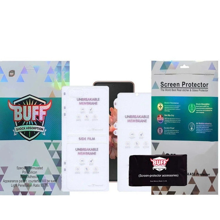 محافظ صفحه نمایش مات بوف مدل Hydrogel-Matte مناسب برای گوشی موبایل سامسونگ Galaxy Z Flip 7 FE / Z Flip 6 به همراه محافظ پشت گوشی