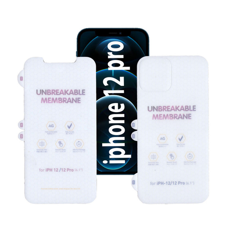 محافظ صفحه نمایش و پشت گوشی مات بوف مدل HgM15 مناسب برای گوشی موبایل اپل iphone 12 Pro