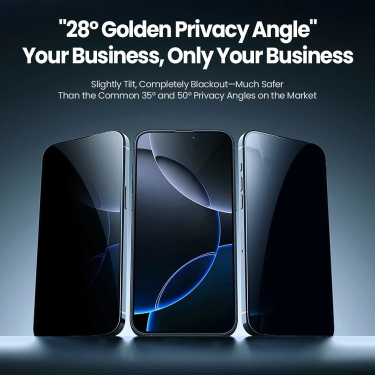 محافظ صفحه نمایش حریم شخصی بوف مدل BullRun Privacy Pro مناسب برای گوشی موبایل اپل iPhone 16/15
