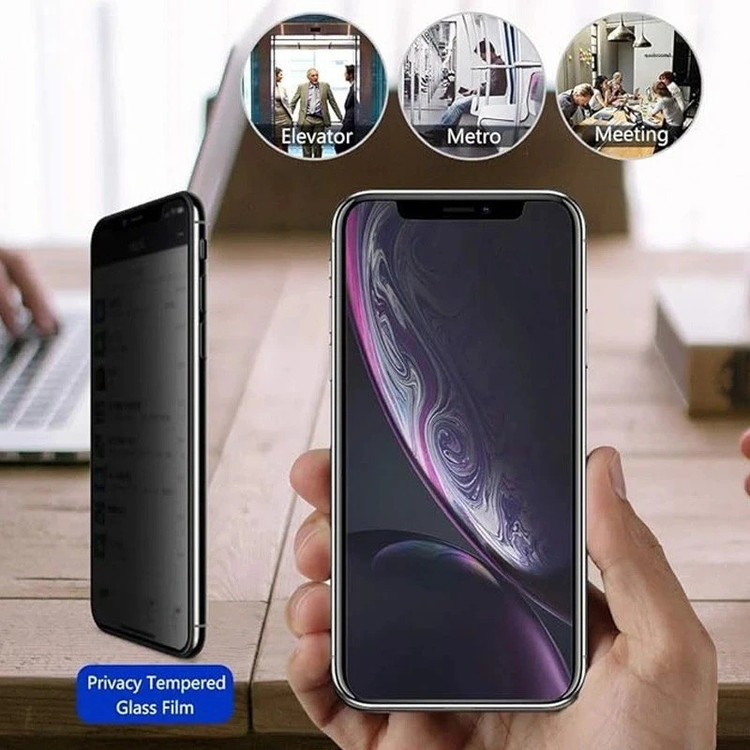 محافظ صفحه نمایش حریم شخصی بوف مدل BullRun Privacy Pro مناسب برای گوشی موبایل اپل iPhone 16/15