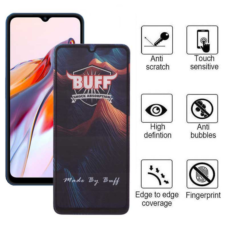 محافظ صفحه نمایش 5D بوف مدل Mountain-G مناسب برای گوشی موبایل شیائومی Redmi 12C/ 10C/ Poco C55/ C40