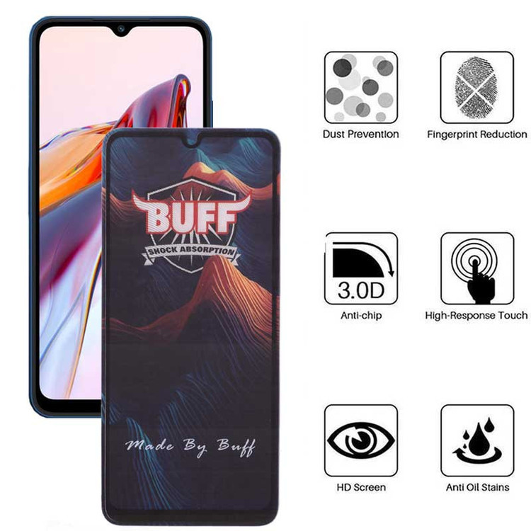 محافظ صفحه نمایش 5D بوف مدل Mountain-G مناسب برای گوشی موبایل شیائومی Redmi 12C/ 10C/ Poco C55/ C40