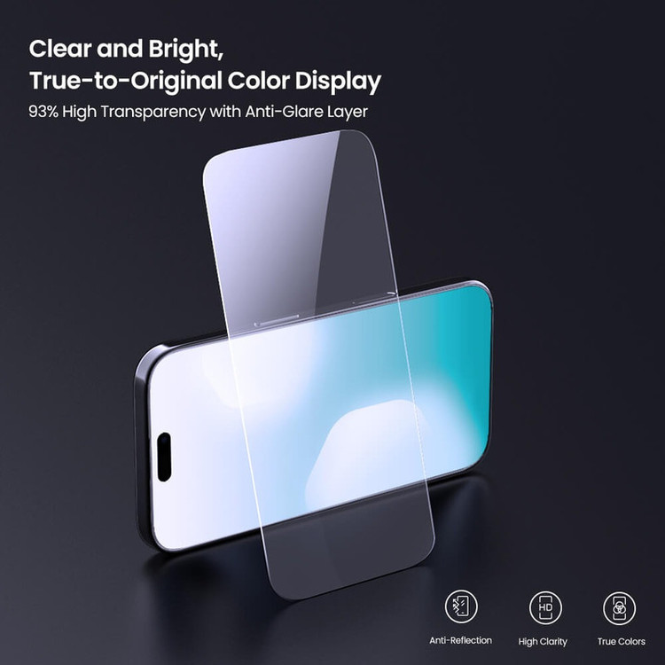 محافظ صفحه نمایش نیلکین مدل H Plus Pro مناسب برای گوشی موبایل اپل iPhone 17 Pro /17 /16 Pro به همراه کیت نصب آسان