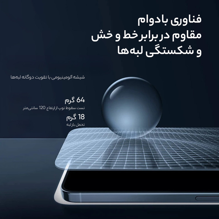 محافظ صفحه نمایش حریم شخصی نیلکین مدل Guardian Privacy مناسب برای گوشی موبایل اپل iPhone 16/15 به همراه کیت نصب