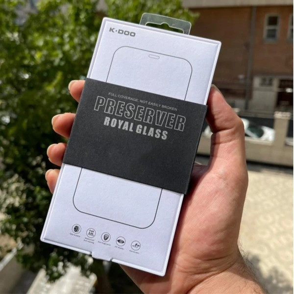 محافظ صفحه نمایش کی -زد دو مدل Full-Glassمناسب برای گوشی موبایل اپل iPhone 16e/14/13 Pro/13
