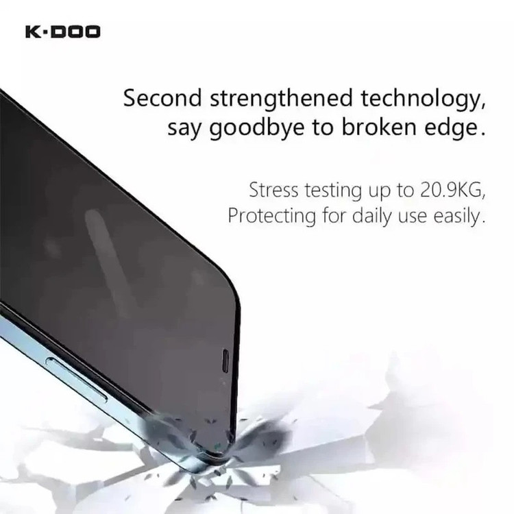 محافظ صفحه نمایش کی -زد دو مدل Full-Glassمناسب برای گوشی موبایل اپل iPhone 16e/14/13 Pro/13