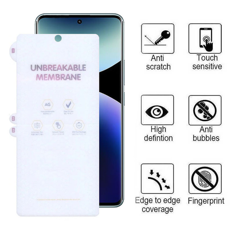 محافظ صفحه نمایش بوف مدل Hydrogel-Matte-G مناسب برای گوشی موبایل شیائومی Redmi Note 14 Pro Plus/ Note 14 Pro 4G/5G / Poco X7