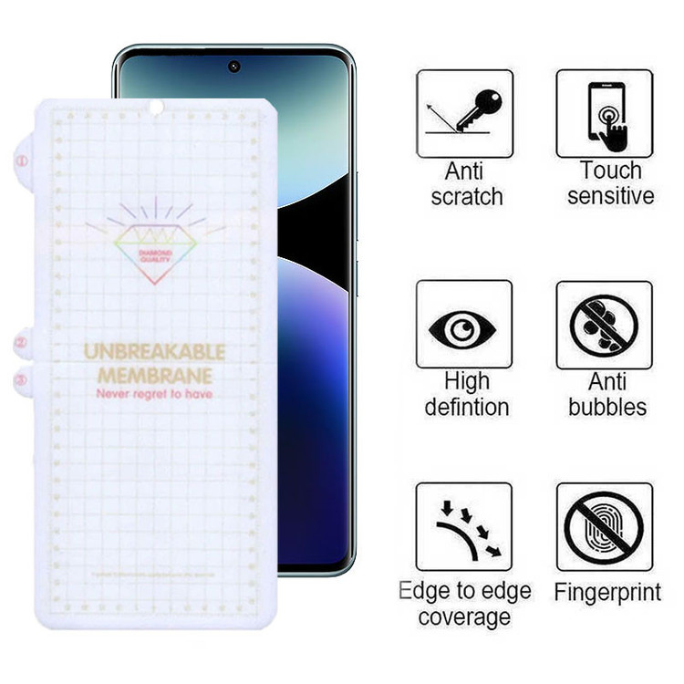 محافظ صفحه نمایش بوف مدل Hydrogel-G مناسب برای گوشی موبایل شیائومی Redmi Note 14 Pro Plus/ Note 14 Pro 4G/5G / Poco X7