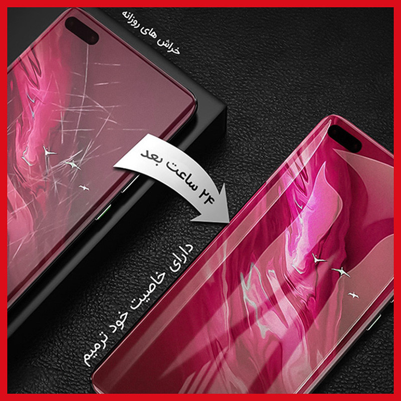 محافظ صفحه نمایش شفاف ریمکس مدل Resistant مناسب برای گوشی موبایل سامسونگ Galaxy Z Fold 5 به همراه محافظ پشت گوشی