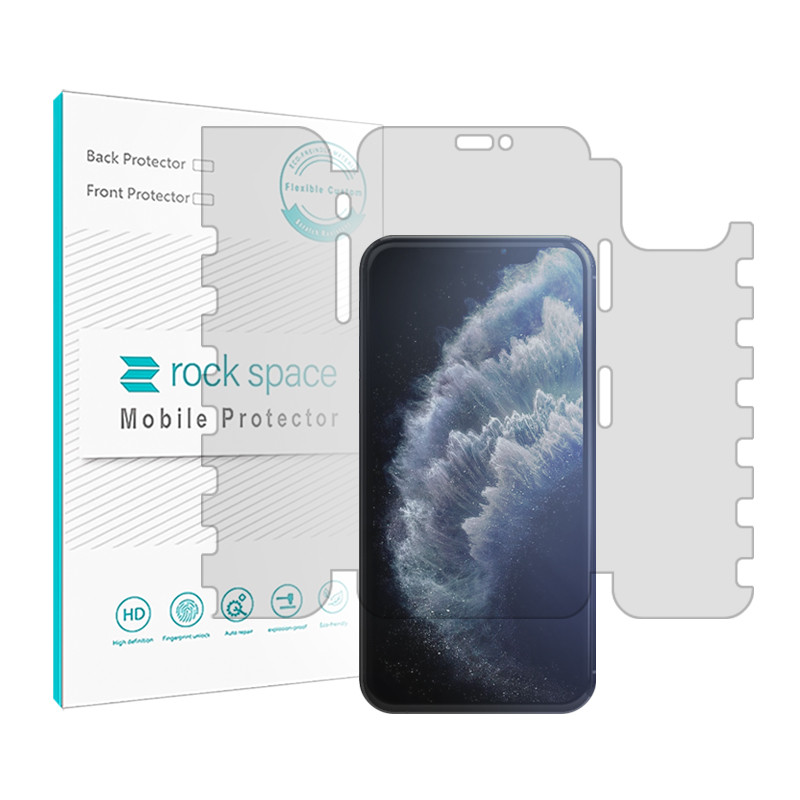 محافظ صفحه نمایش شفاف راک اسپیس مدل HGL-Larg مناسب برای گوشی موبایل اپل iPhone 11 Pro