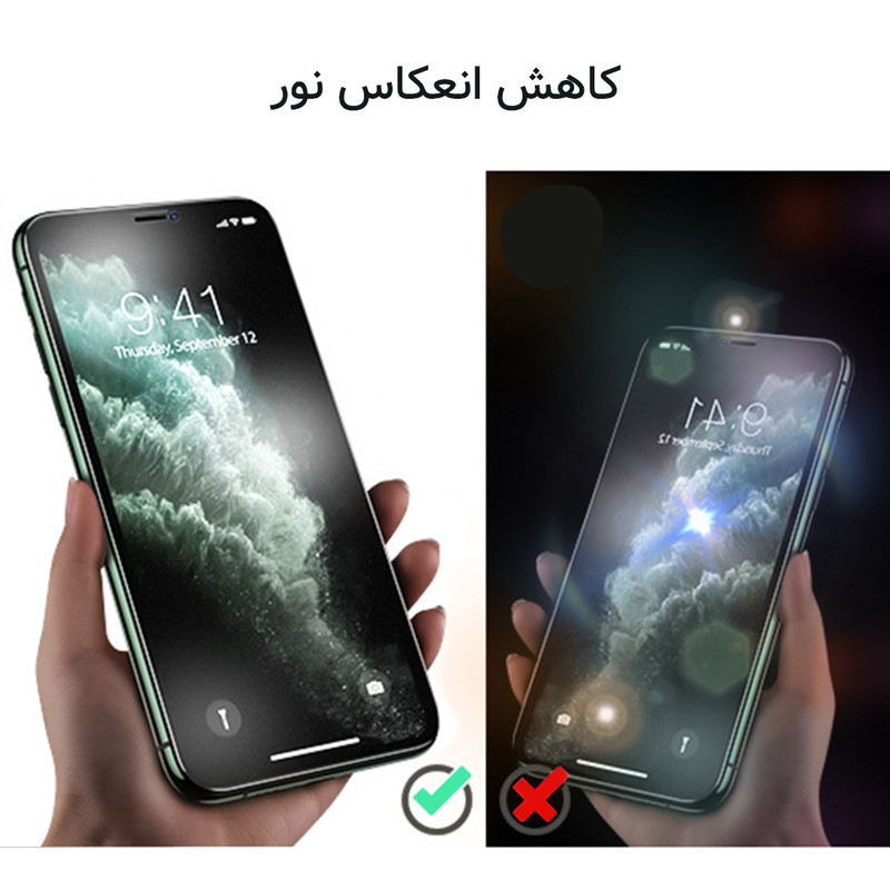 محافظ صفحه نمایش مات راک اسپیس مدل MTT-Larg مناسب برای گوشی موبایل اپل iPhone 14