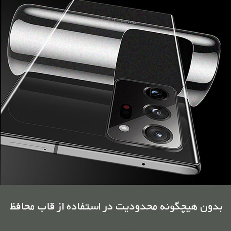 محافظ صفحه نمایش مات راک اسپیس مدل HyMTT مناسب برای گوشی موبایل ریلمی 10 به همراه محافظ پشت گوشی