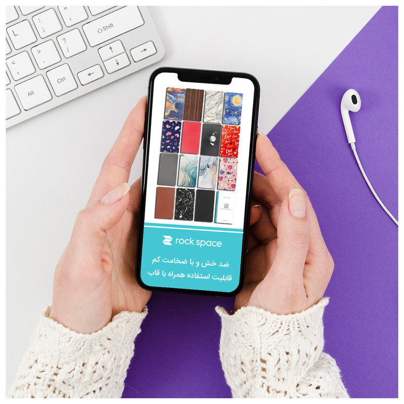 محافظ صفحه نمایش حریم شخصی راک اسپیس مدل 180F-01Y مناسب برای گوشی موبایل سامسونگ Galaxy Z Fold3 5G