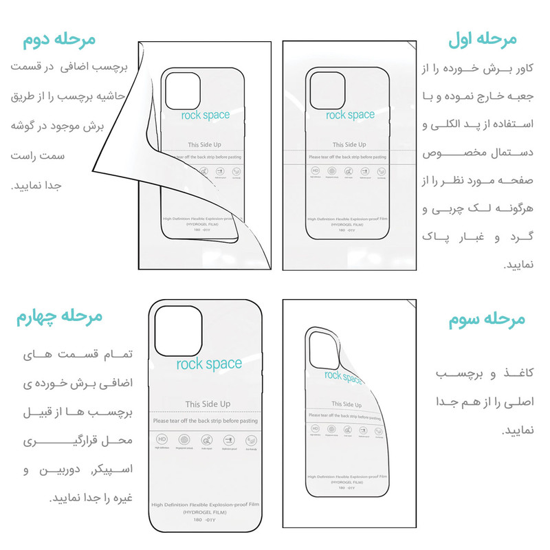 محافظ صفحه نمایش حریم شخصی راک اسپیس مدل 180F-01Y مناسب برای گوشی موبایل سامسونگ Galaxy Z Fold3 5G