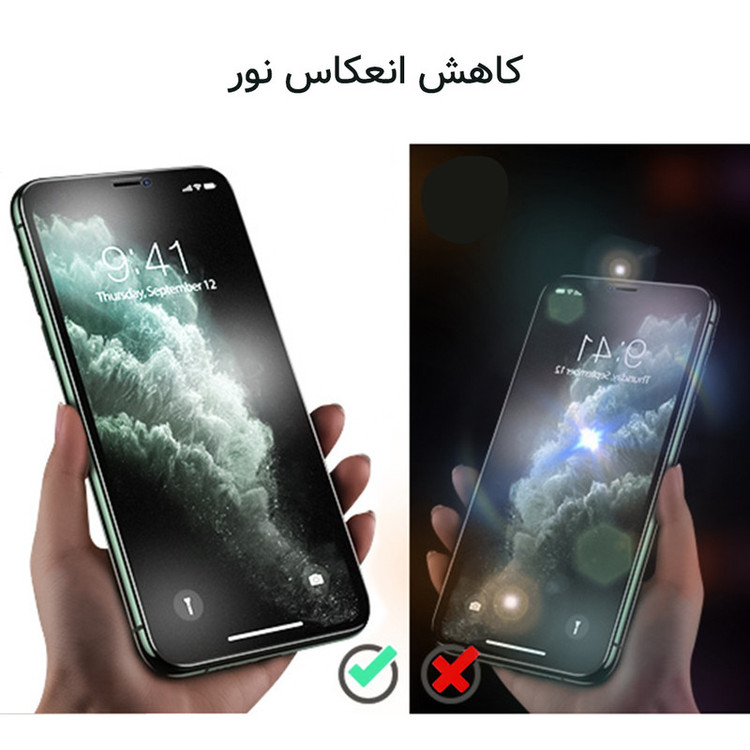 محافظ صفحه نمایش مات راک اسپیس مدل MTT-Larg مناسب برای گوشی موبایل اپل iPhone 11 Pro